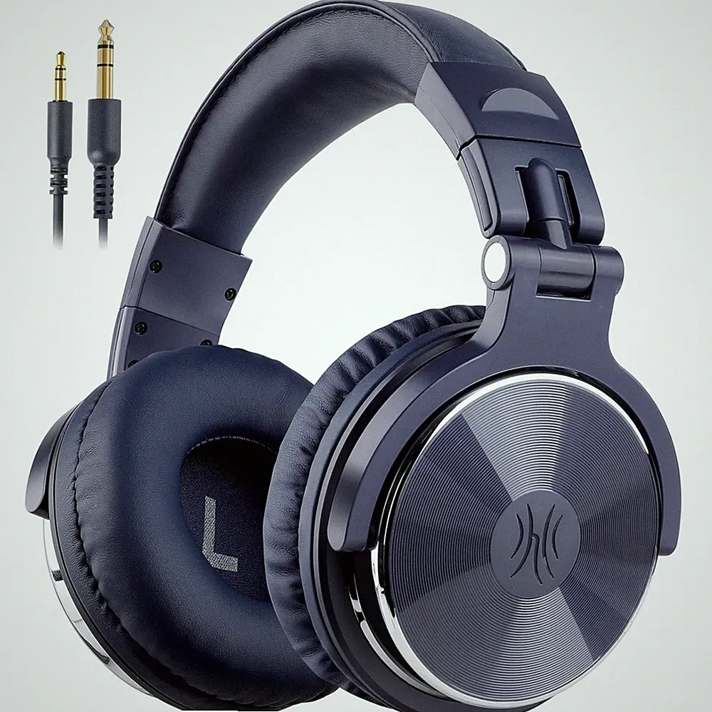 Oneodio Over Ear Kopfhörer mit 50mm Treiber – Dunkel Blau für perfekten Bass