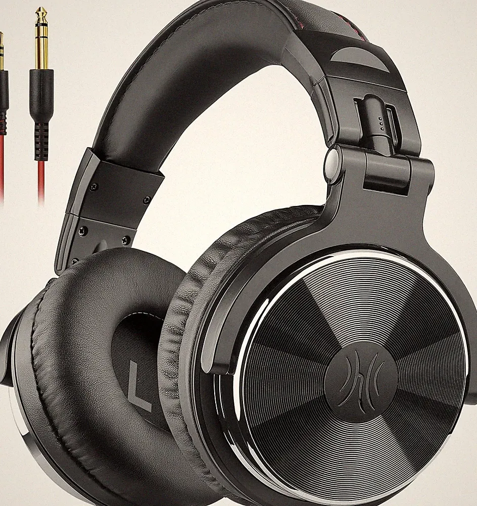 OneOdio Over Ear Kopfhörer mit Kabel 50mm Treiber Bassklang 6.35 & 3.5mm Klinke