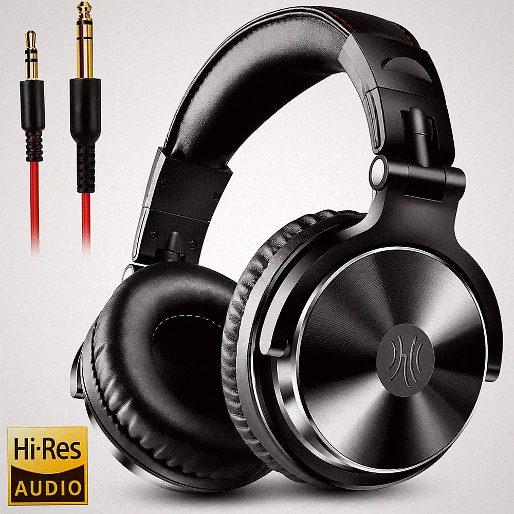 OneOdio Pro-10 DJ Kopfhörer Kabelgebunden HiFi Stereo Bass Over Ear Mic