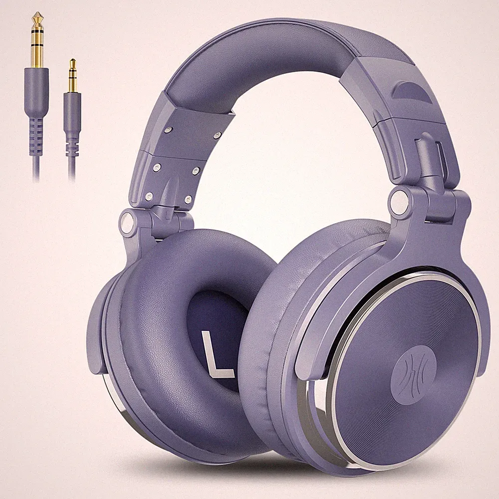 OneOdio Pro 10 hellblau Over Ear Kopfhörer mit Kabel 6.35 & 3.5mm Klinke