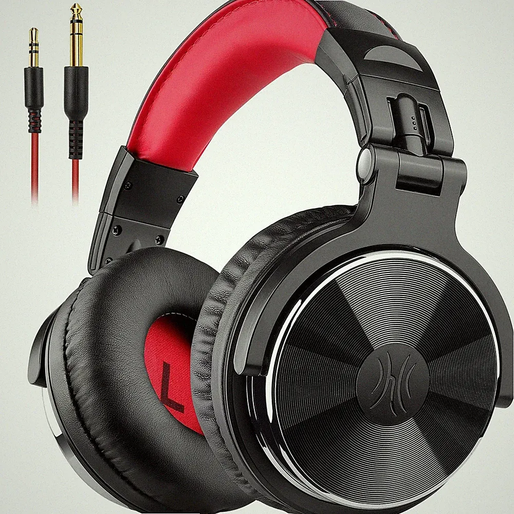 OneOdio Pro 10 Over Ear Kopfhörer mit Kabel Hi Res für Studio und DJ 50 mm
