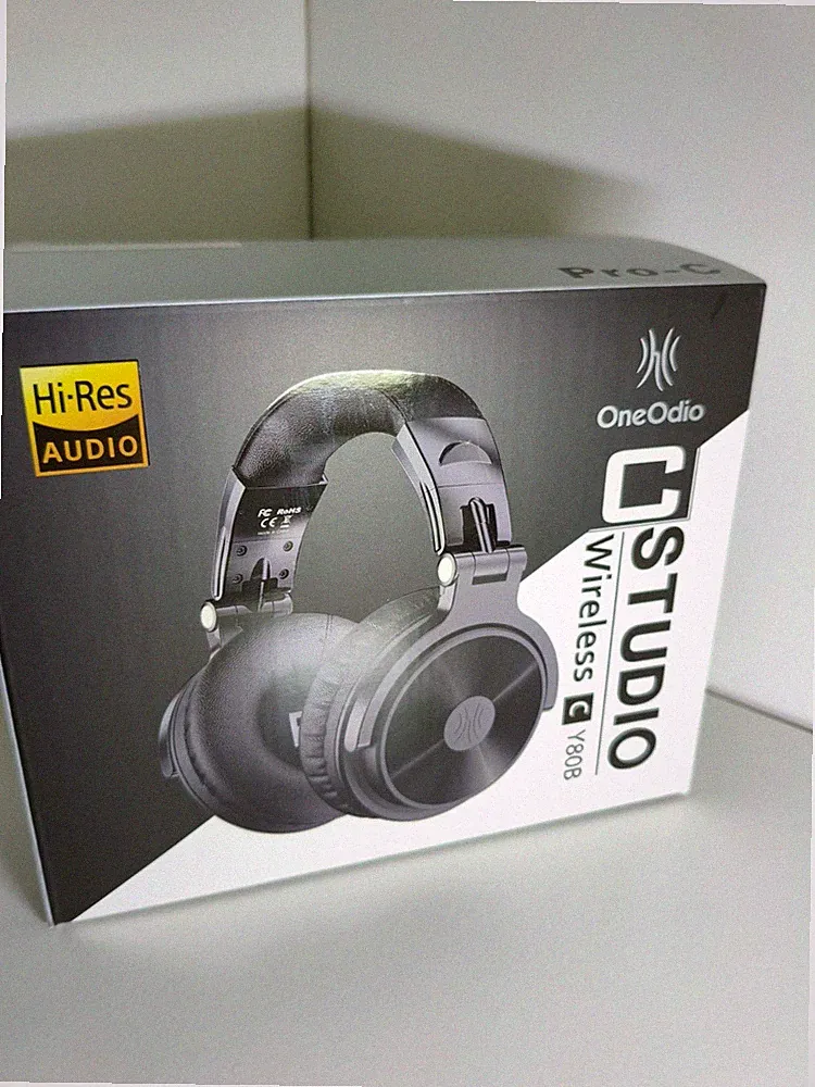 OneOdio Pro-C Y80B Over-Ear Kopfhörer Bluetooth 3,5mm Inline-Mikro Schwarz