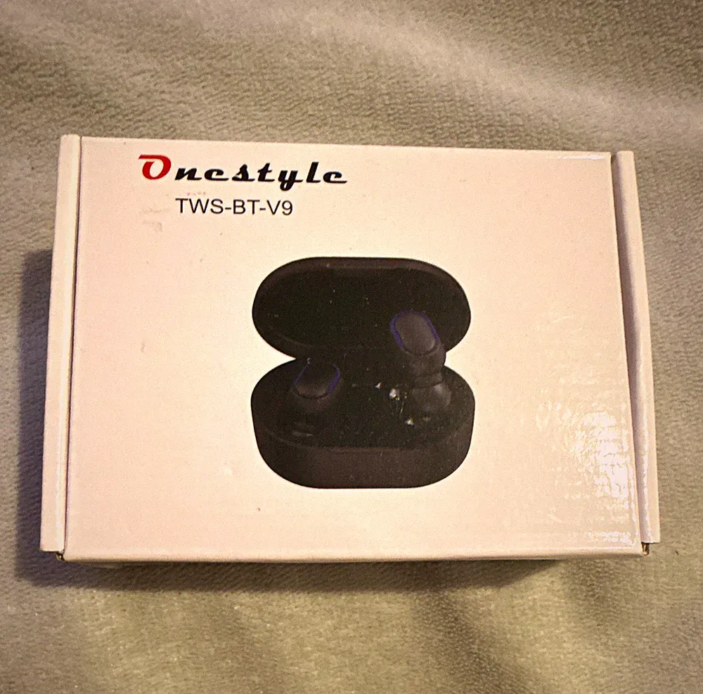 Onestyle TWS-BT-V9 Bluetooth In-Ear Kopfhörer kabellos Doppel Schwarz