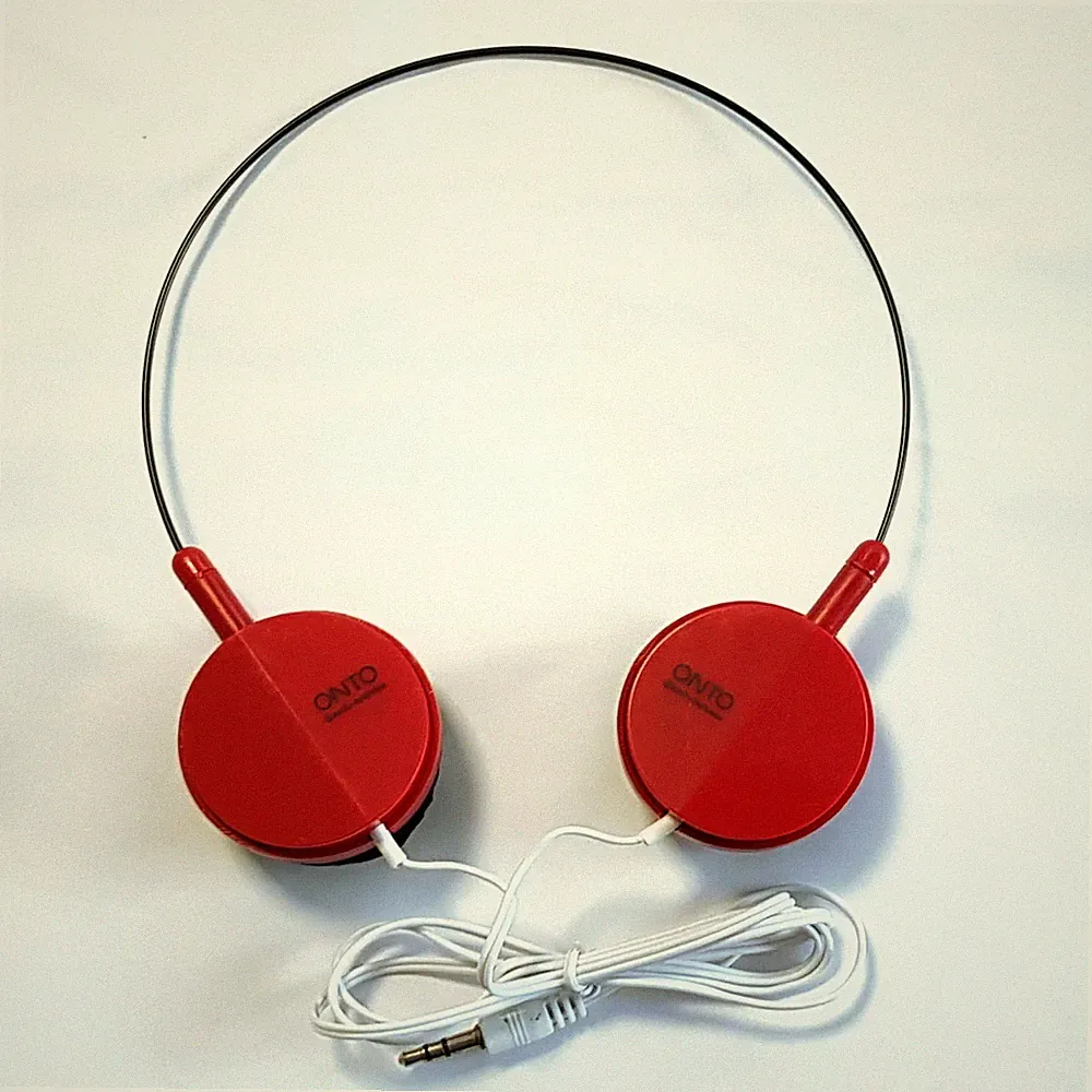 ONTO On-Ear Kopfhörer Headphone 30mm Treiber rot