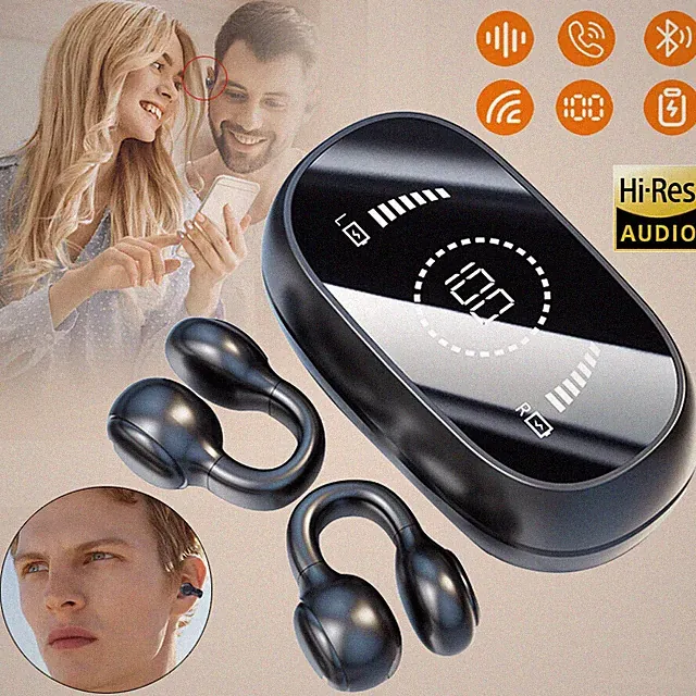 Open Ear Bluetooth Kopfhörer 5.3 Kopfhörer Sportkopfhörer Ohrhörer Kabellos