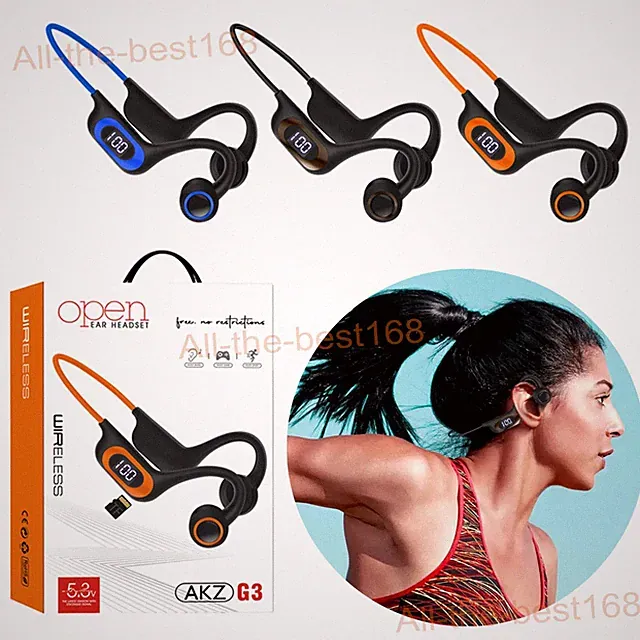 Open Ear Knochenschall Kopfhörer Bluetooth 5.3 Sport Wasserdicht Kabellos
