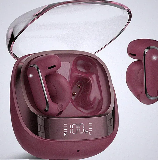 Open Ear Kopfhörer, Bluetooth 5.4 Clip On Kopfhörer Kabellos mit B