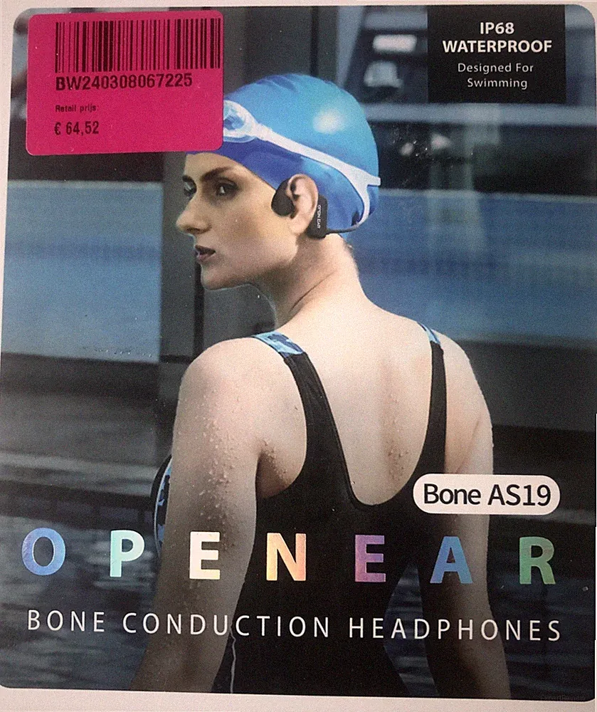 OpenEar Bone AS19 Bone Conduction Kopfhörer, IP68 Wasserdicht