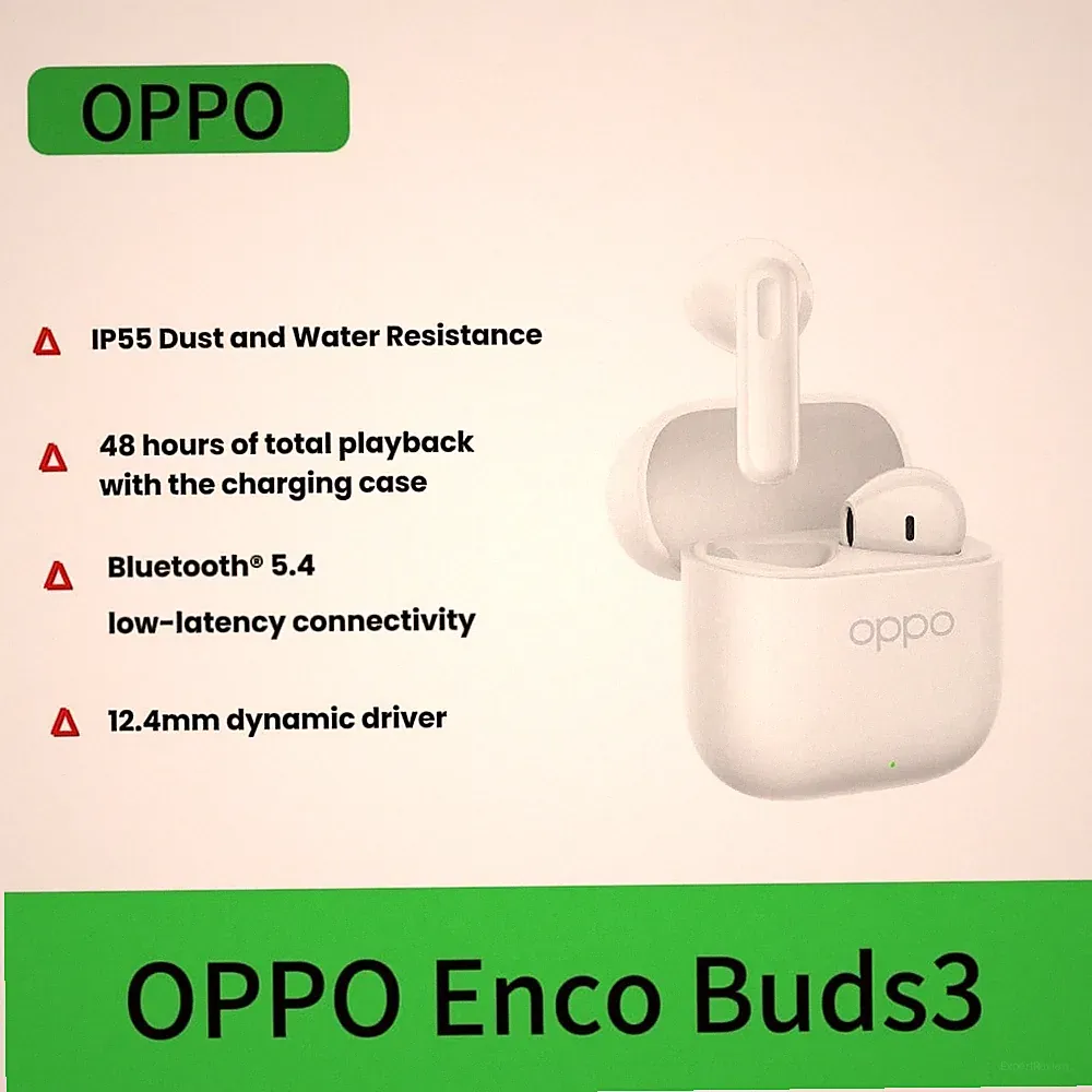 OPPO Enco Buds3 True Wireless Bluetooth Kopfhörer Leicht, bequem und Billig24