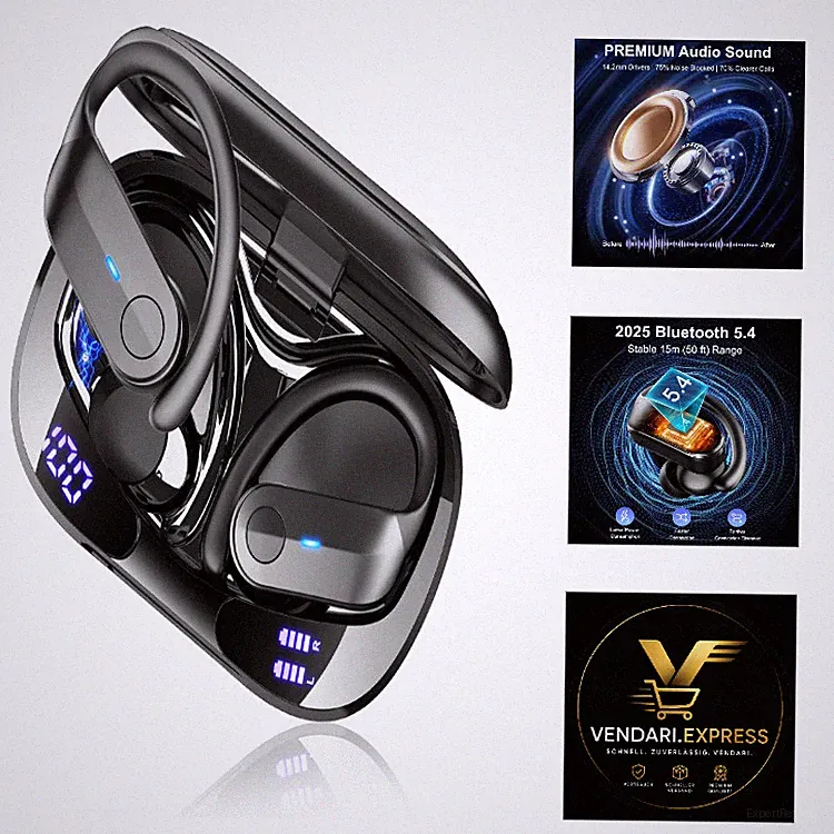 Ordtop 2026 Bluetooth Kopfhörer Sport 70 Std In Ear Kopfhörer Bluetooth