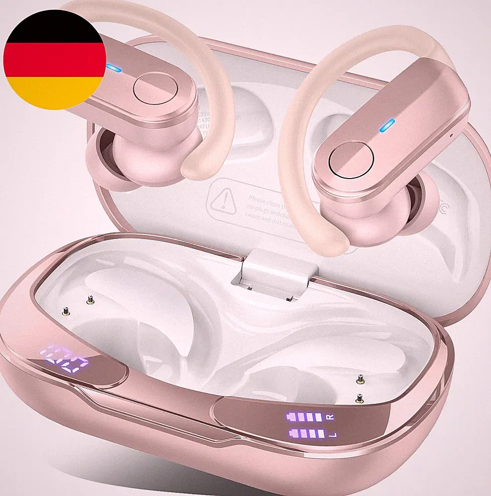 Ordtop 2026 Bluetooth Kopfhörer Sport, 70Std in Ear Kopfhörer Bluetooth 5.4, Hif