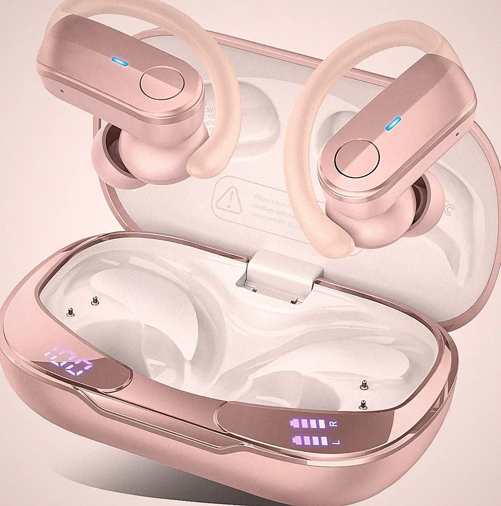 Ordtop Bluetooth 5.4 Kopfhörer Sport Wasserdicht 70 Std. La