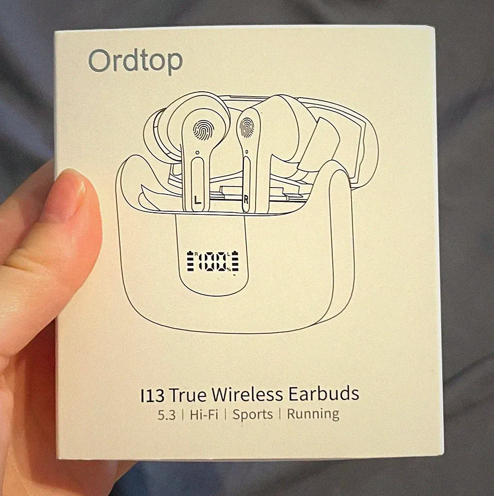 Ordtop I13 True Wireless In-Ear-Kopfhörer Bluetooth mit Ladecase Schwarz