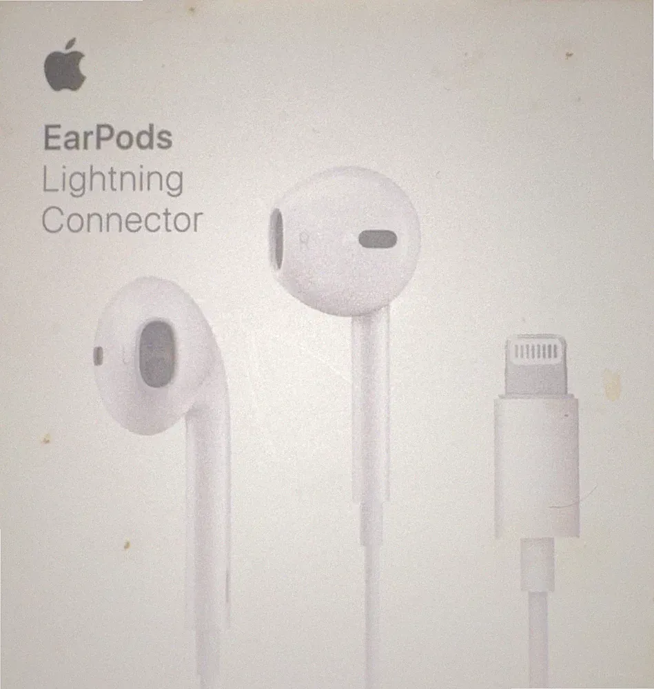 Org. Apple EarPods Lightning In Ear Kopfhörer mit Kabel Weiß MWTN2ZM/A
