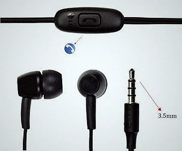Orginal LG In-Ear Stereo Kopfhörer Headset für alle Handys mit 3,5mm Jack