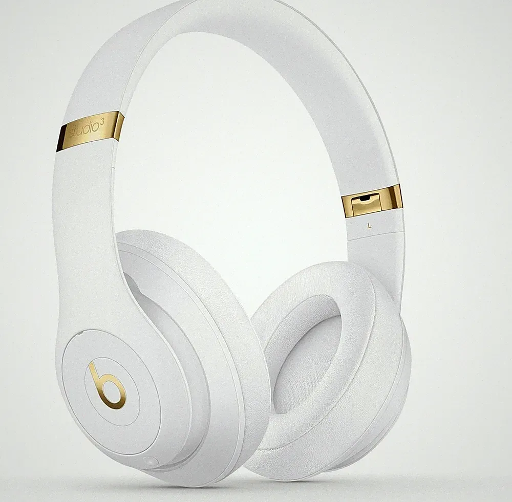 ORIGINAL APPLE BEATS BY DR DRE STUDIO 3 WIRELESS BLUETOOTH KOPFHÖRER WHITE-GOLD