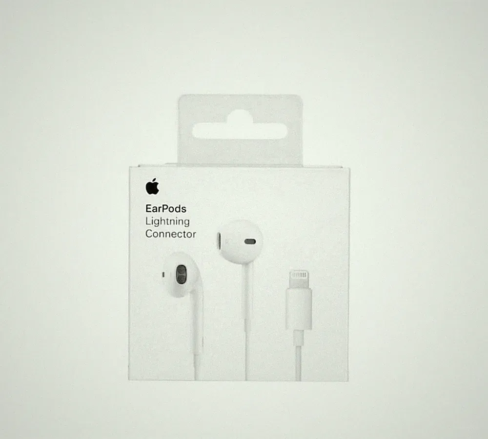 Original Apple EarPods Headset MWTY3ZM/A mit Lightning Connector weiss