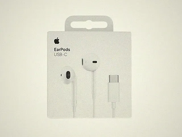 Original Apple EarPods mit USB-C TYP-C weiss für iPhone 15 16 17 Serien