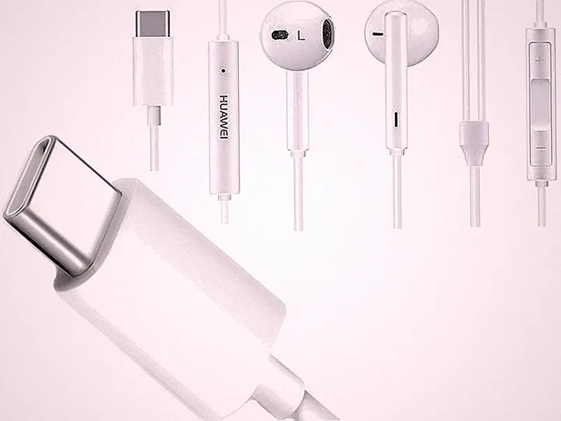 Original Huawei -CM33 USB Typ-C Headset Kopfhörer für Samsung Huawei