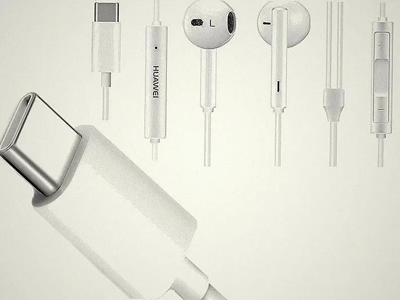 Original HUAWEI CM33 USB TYPE-C IN-EAR HEADSET KOPFHÖRER- WEISS
