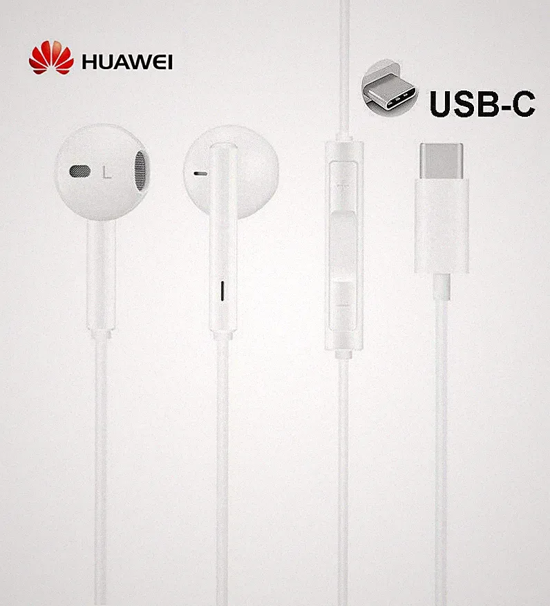 Original Huawei Headset Kopfhörer CM33 USB-C P50 P40 P30 P20 Pro Mate 10 X Honor