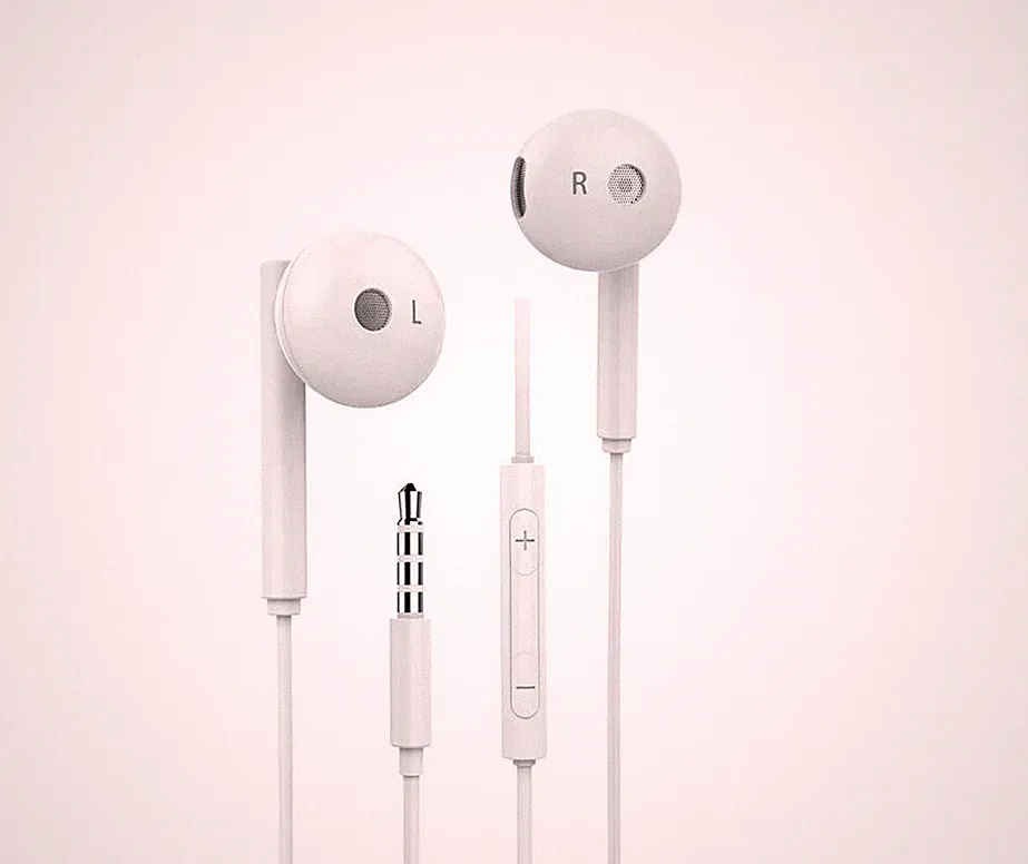 Original Huawei P30 lite New Edition Headset In-Ear Kopfhörer Stereo Weiß AM115
