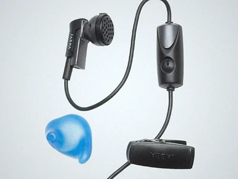 Original Jabra Headset schnurlose Telefone 2,5mm Klinkenstecker Kopfhörer