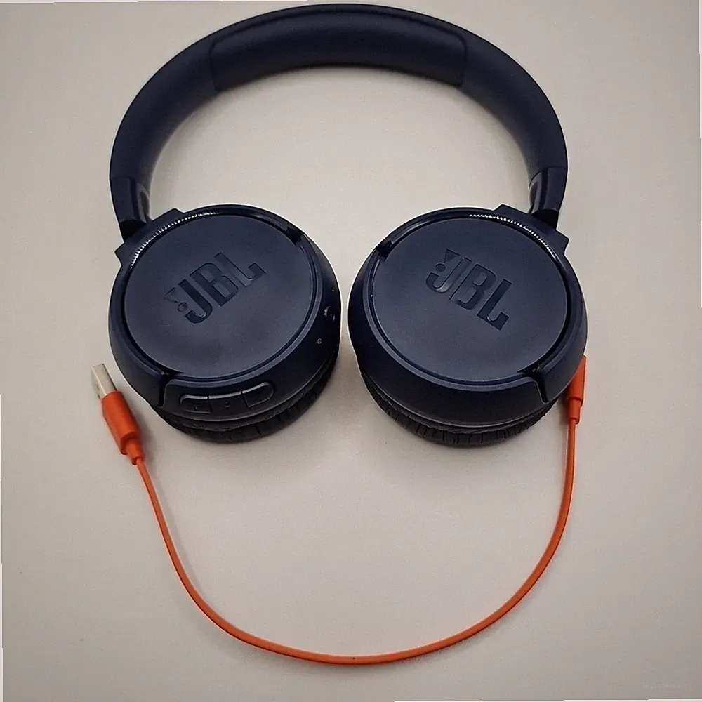 Original JBL Tune 520BT On Ear Wireless Bluetooth Over Ear Kopfhörer Blau Gut
