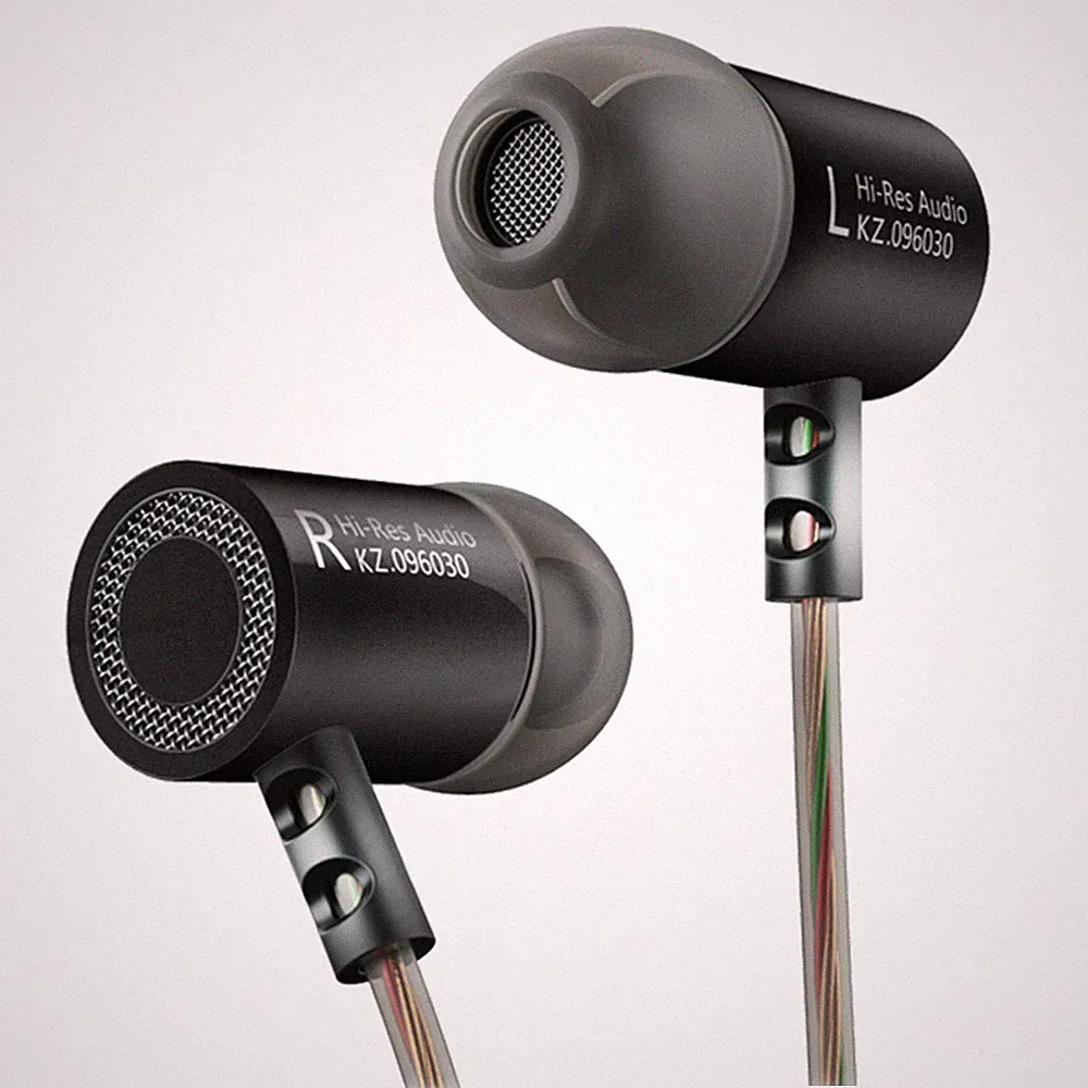 Original KZ Z1 black High-End Kopfhörer In-Ear PU-Hardcase Bass Beats