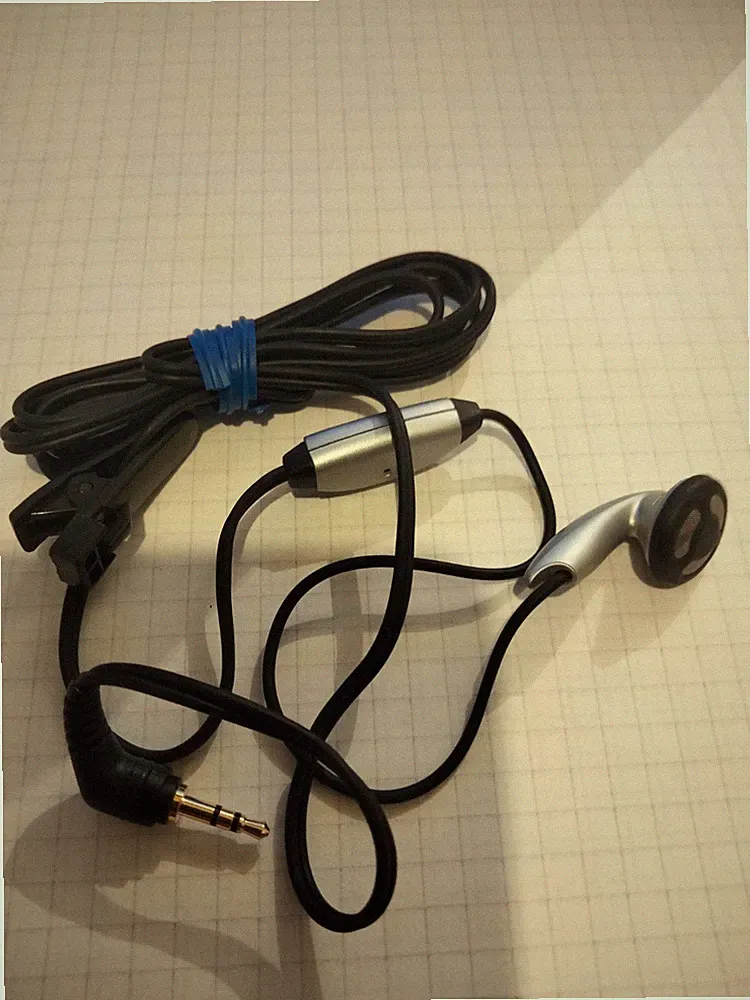 Original Motorola aayn 4264 C 2,5 mm Klinke Kopfhörer Mikrofon/Freisprecheinrichtung Mono Kit