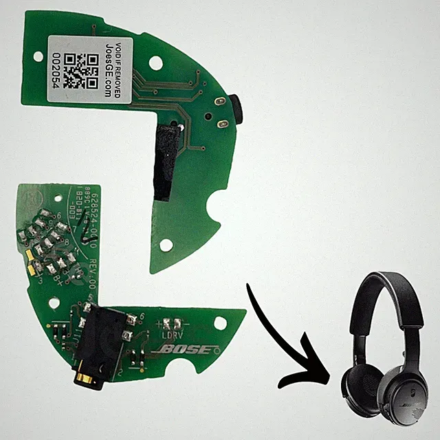 Original OEM Bose SoundLink On-Ear Kabelloser AUX Audio Jack Port PCB - Teile