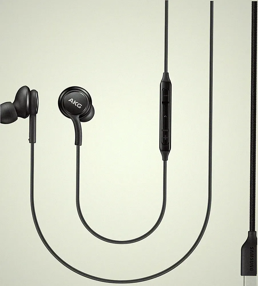 Original Samsung USB-C Kopfhörer EO-IC100 AKG In-Ear Schwarz DAC