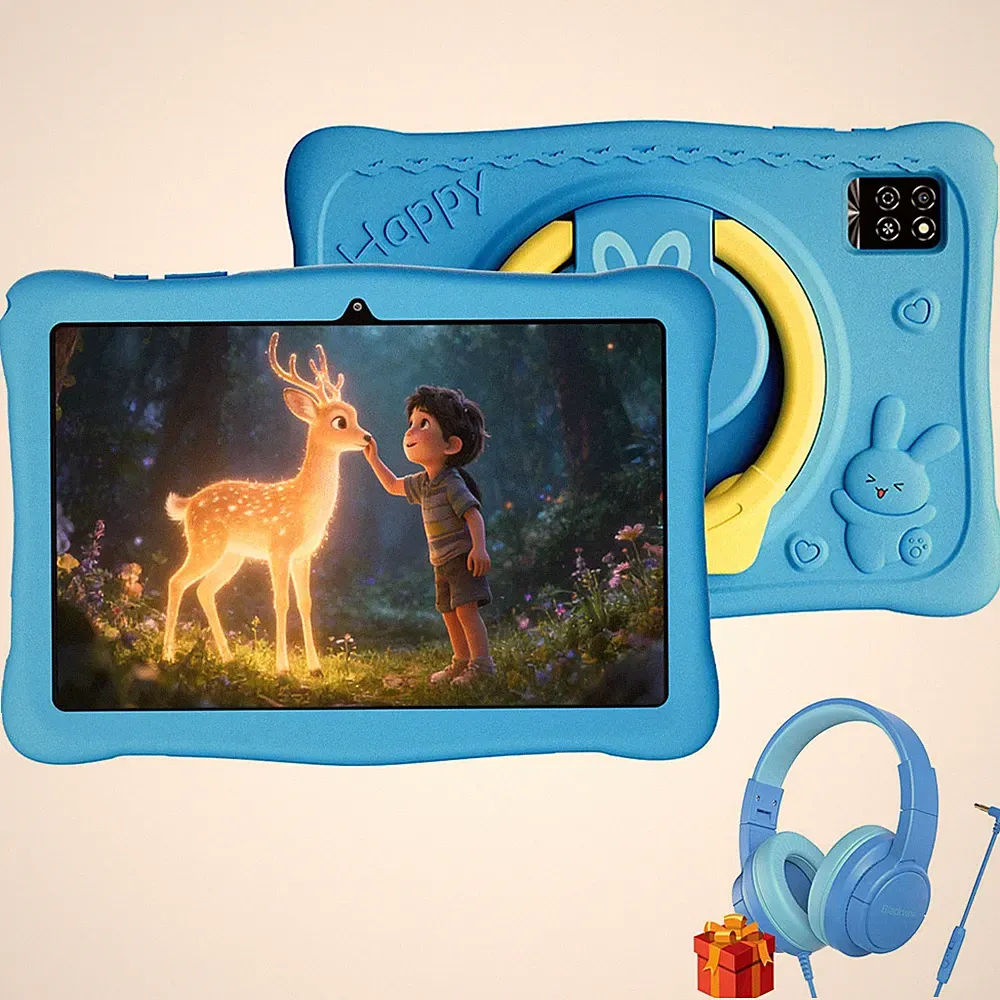Oscal KIDO 2 10,1 Zoll Kinder Tablet 12GB RAM 64GB Android 16 Kids HD+ Kopfhörer