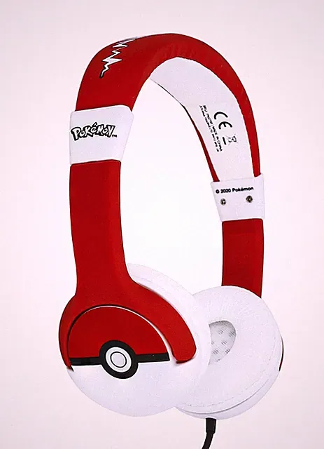 OTL Technologies - Pokemon Pokeball hoofdtelefoon, bekabeld, kinderen, rood, OTL