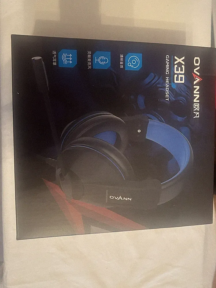 OVANN X39 Gaming Headset – Over-Ear Kopfhörer mit Mikrofon – Schwarz/Grün