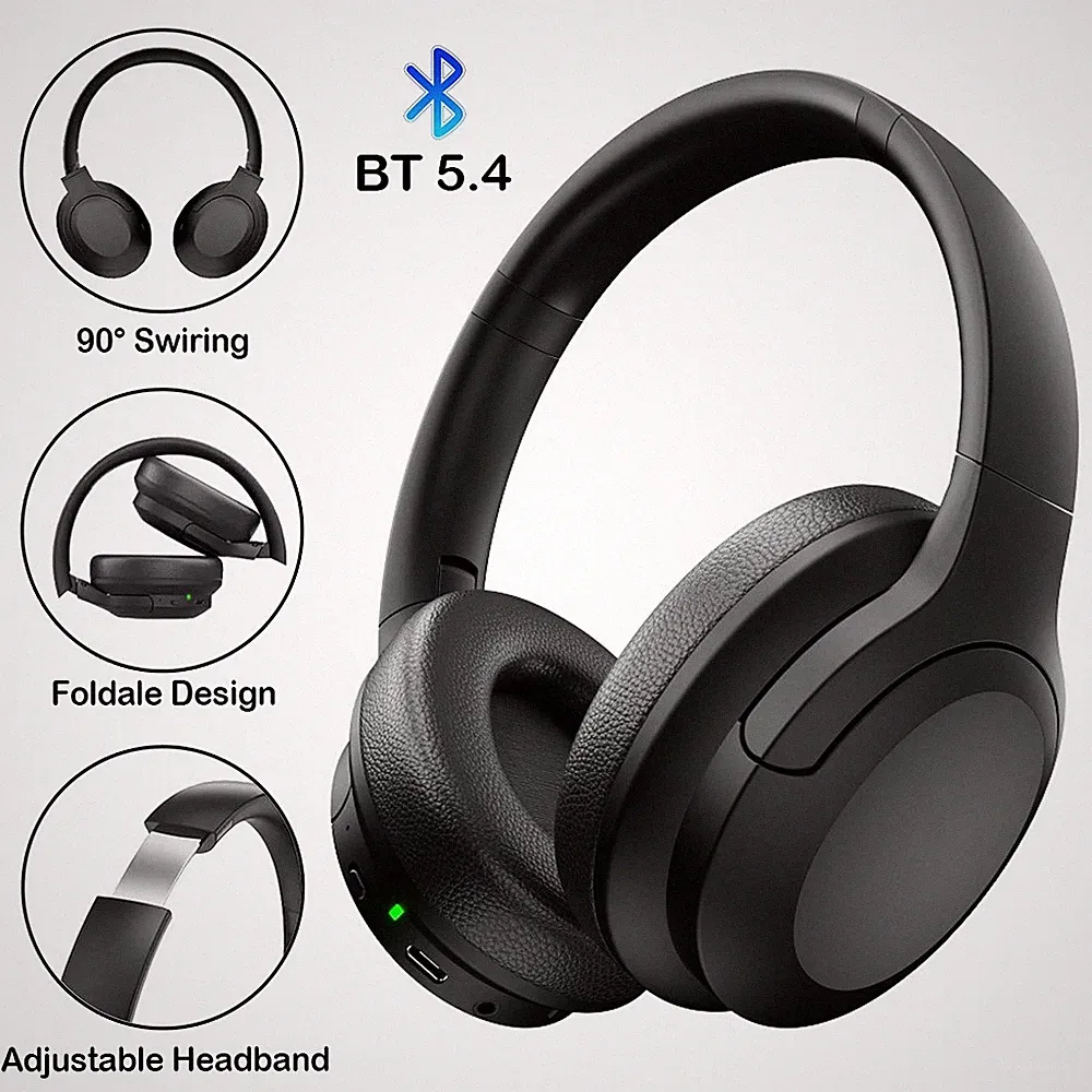 Over-Ear Bluetooth 5.4 Kopfhörer ANC Geräuschunterdrückung 30 Stunden Laufzet DE