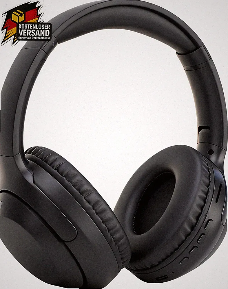 Over-Ear Bluetooth Kopfhörer Deep Bass mit Micro SD & Faltbar für Musik Sport Re