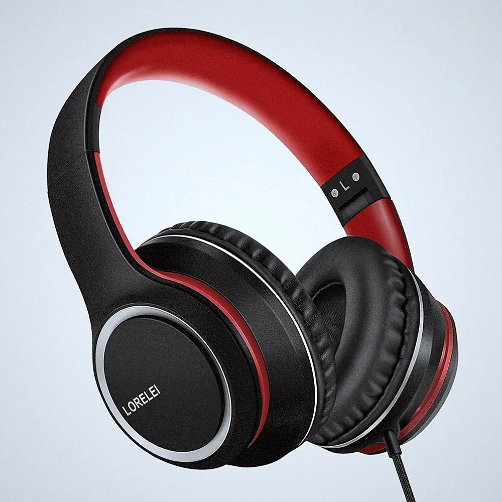 Over-Ear Headphones mit Mikrofon 1,45m Kabel Foldable