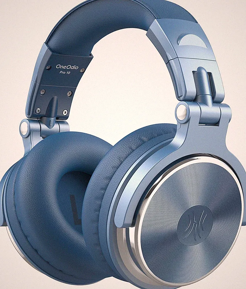 Over Ear Kopfhoerer 50mm Treiber Bass 3,5mm 6,35mm Klinke HiFi Studio Kabel
