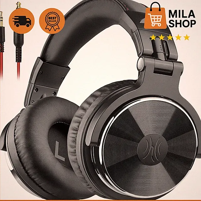 Over Ear Kopfhoerer 50mm Treiber Bass 3,5mm Klinke kabelgebunden Studio DJ