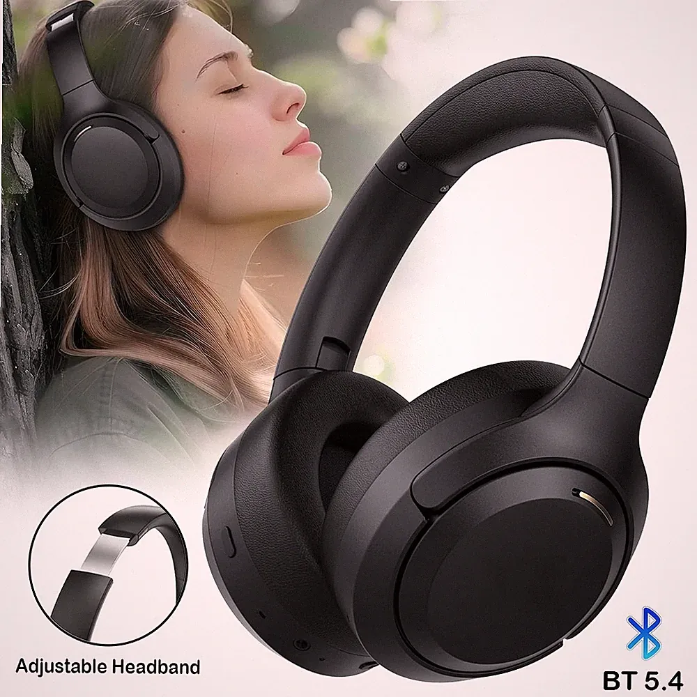 Over-Ear Kopfhörer ANC Bluetooth 5.4 40mm 60h Akku Geräuschunterdrückung HiFi DE