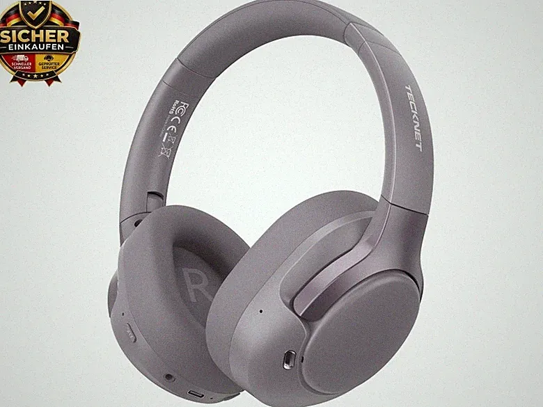 Over Ear Kopfhörer Bluetooth mit Hybrid Active Noise Cancelling, Kabellose