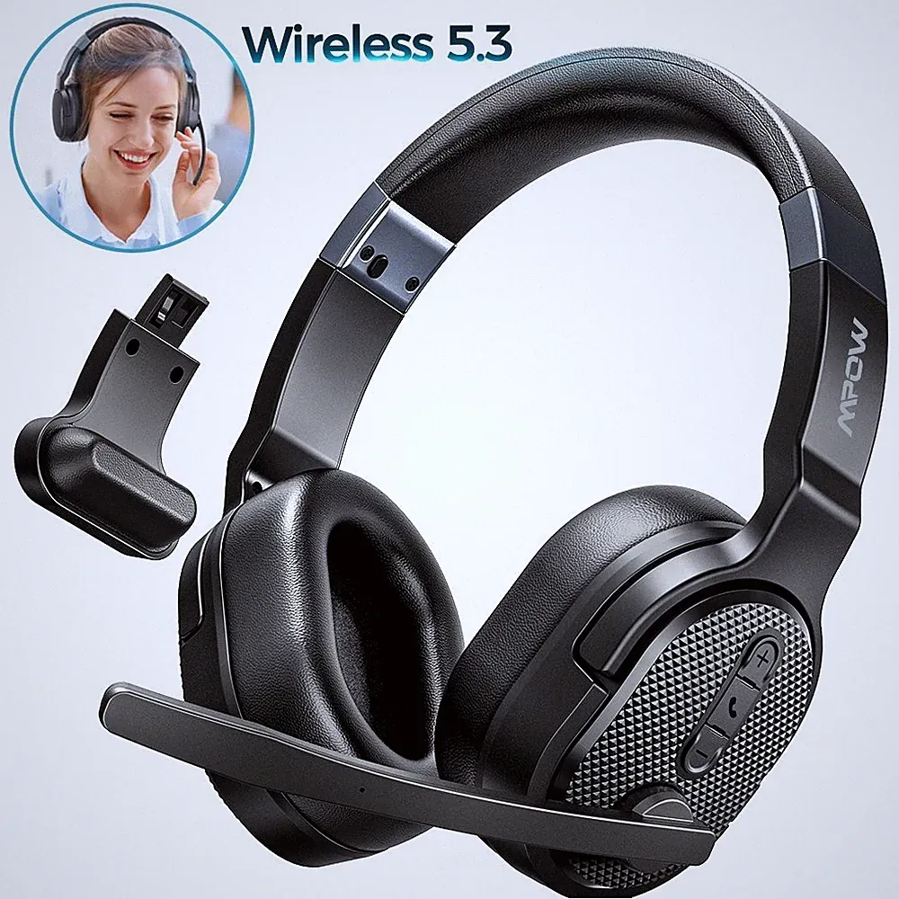 Over Ear Kopfhörer Bluetooth Wireless Headset Kabellos Geräuschunterdrückung