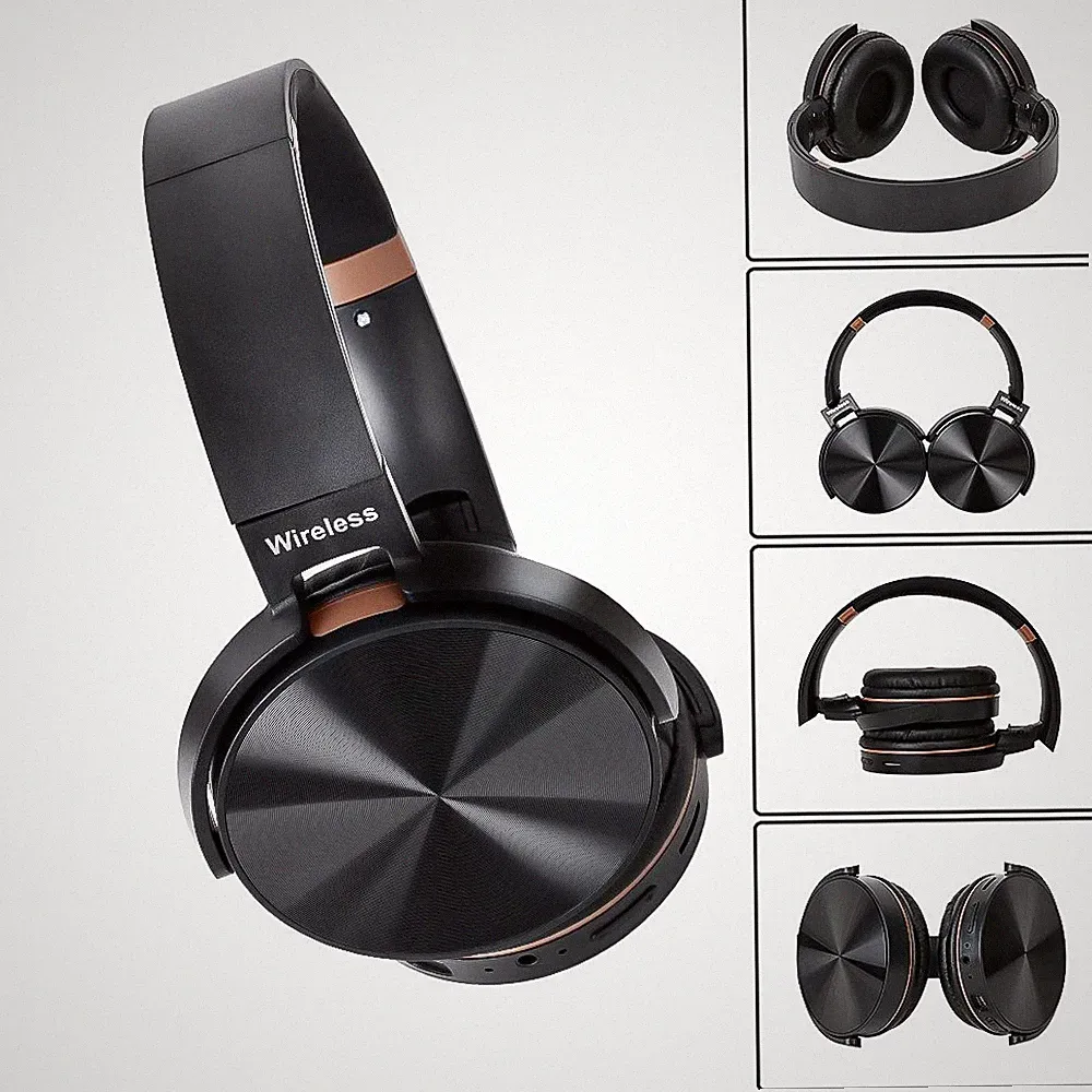 Over Ear Kopfhörer Bluetooth Wireless Headset Kabellos HiFi Stereo Bass Ohrhörer