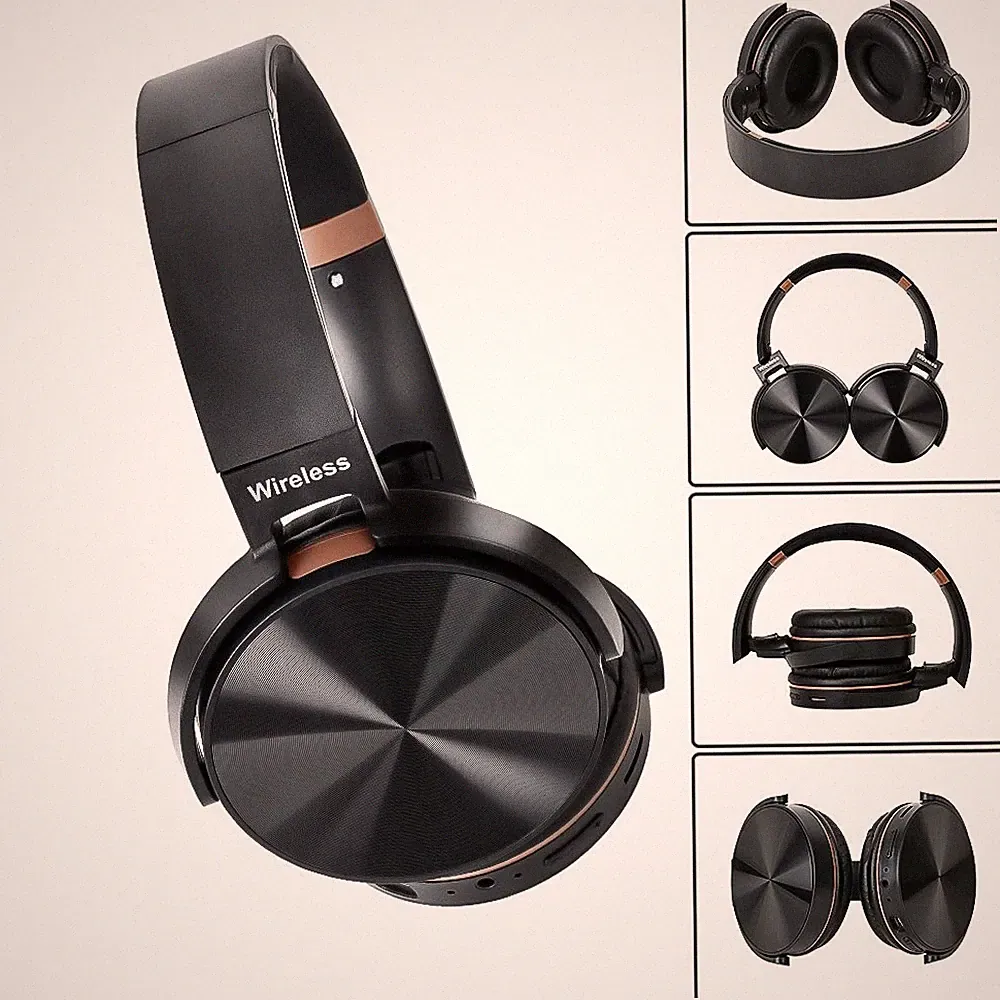 Over Ear Kopfhörer Bluetooth Wireless Headset Kabellos HiFi Stereo Bass Ohrhörer