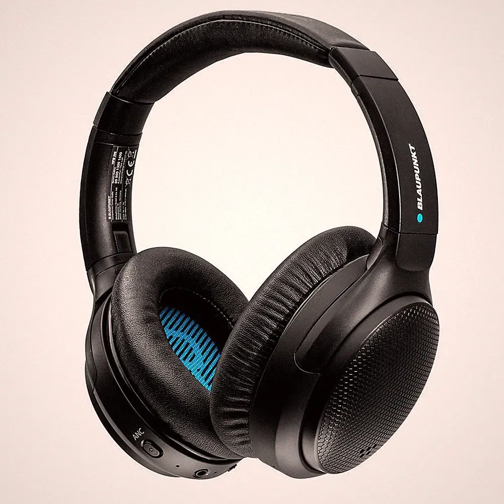 Over-Ear Kopfhörer, BT, Faltbar, 24h Akku, Mikrofon, Blaupunkt HPB 200, WIE NEU