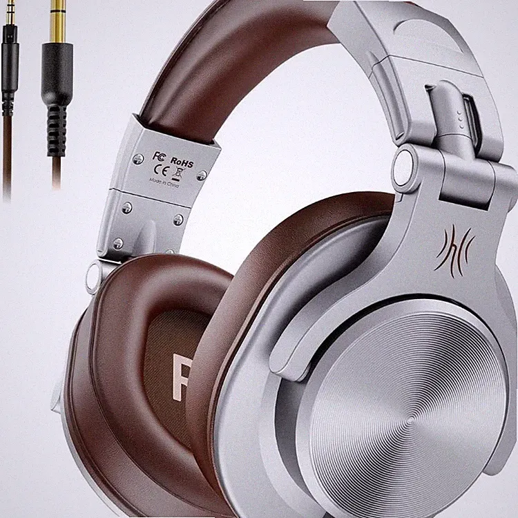 Over Ear Kopfhörer DJ Kabelgebunden HiFi für E-Drum Gitarre Mixen