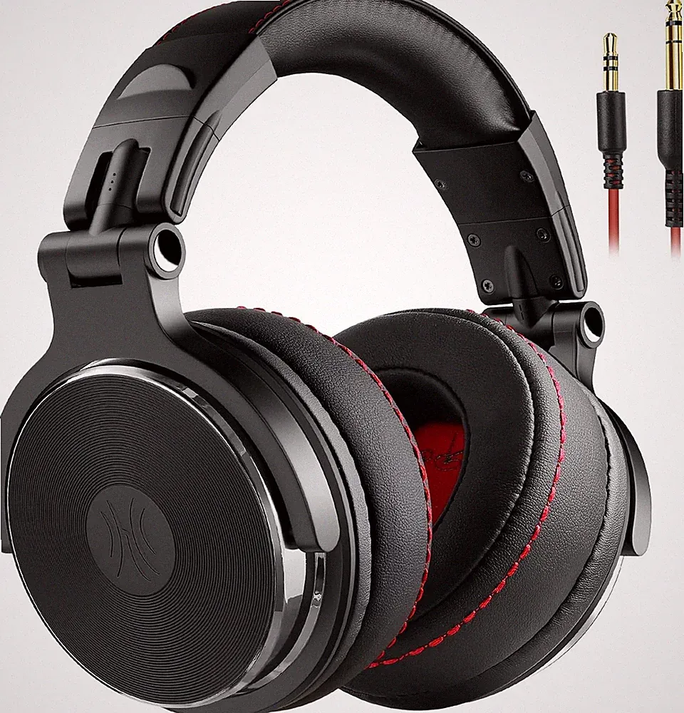 Over Ear Kopfhörer HiFi 50mm Treiber Share-Port 3,5-6,35mm für PC Handy DJ