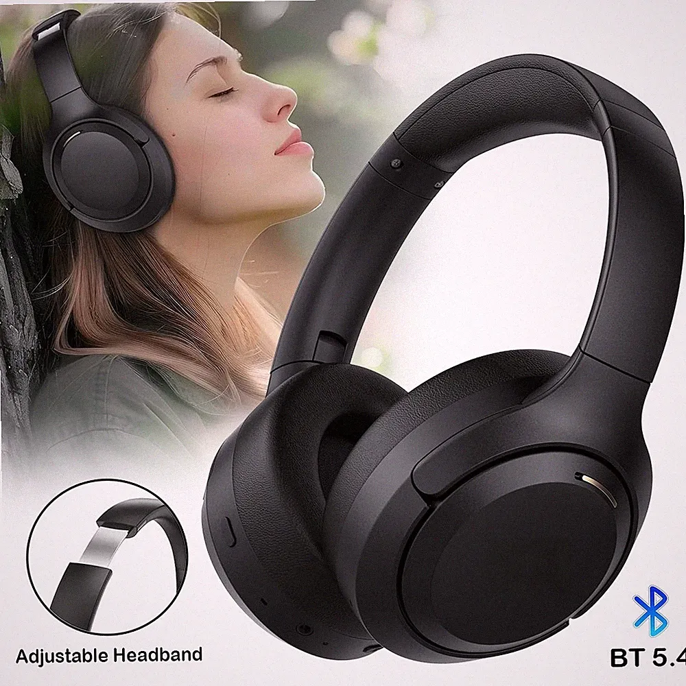 Over-Ear Kopfhörer Hybrid ANC 60h Bluetooth 5.4 40mm Geräuschunterdrückung DE