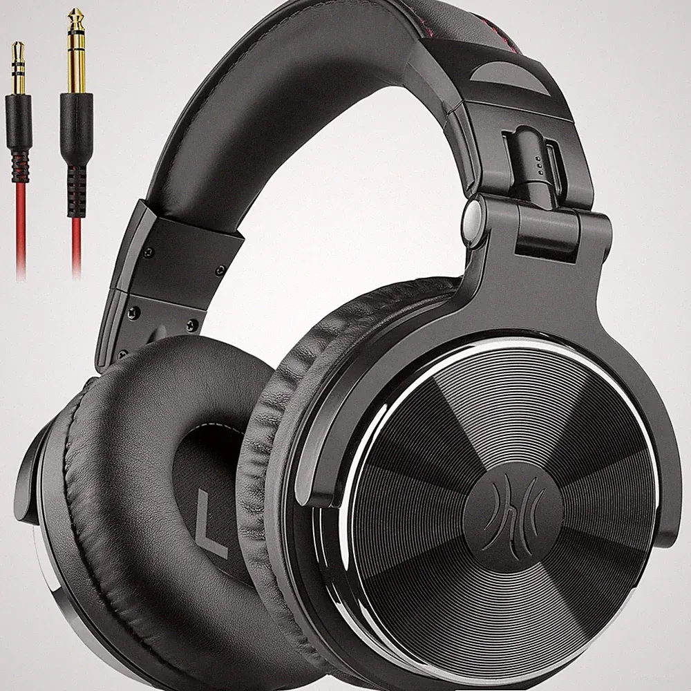 Over Ear Kopfhörer Kabel, 50mm Treiber, Bass, 3.5 & 6.35mm, DJ, Studio